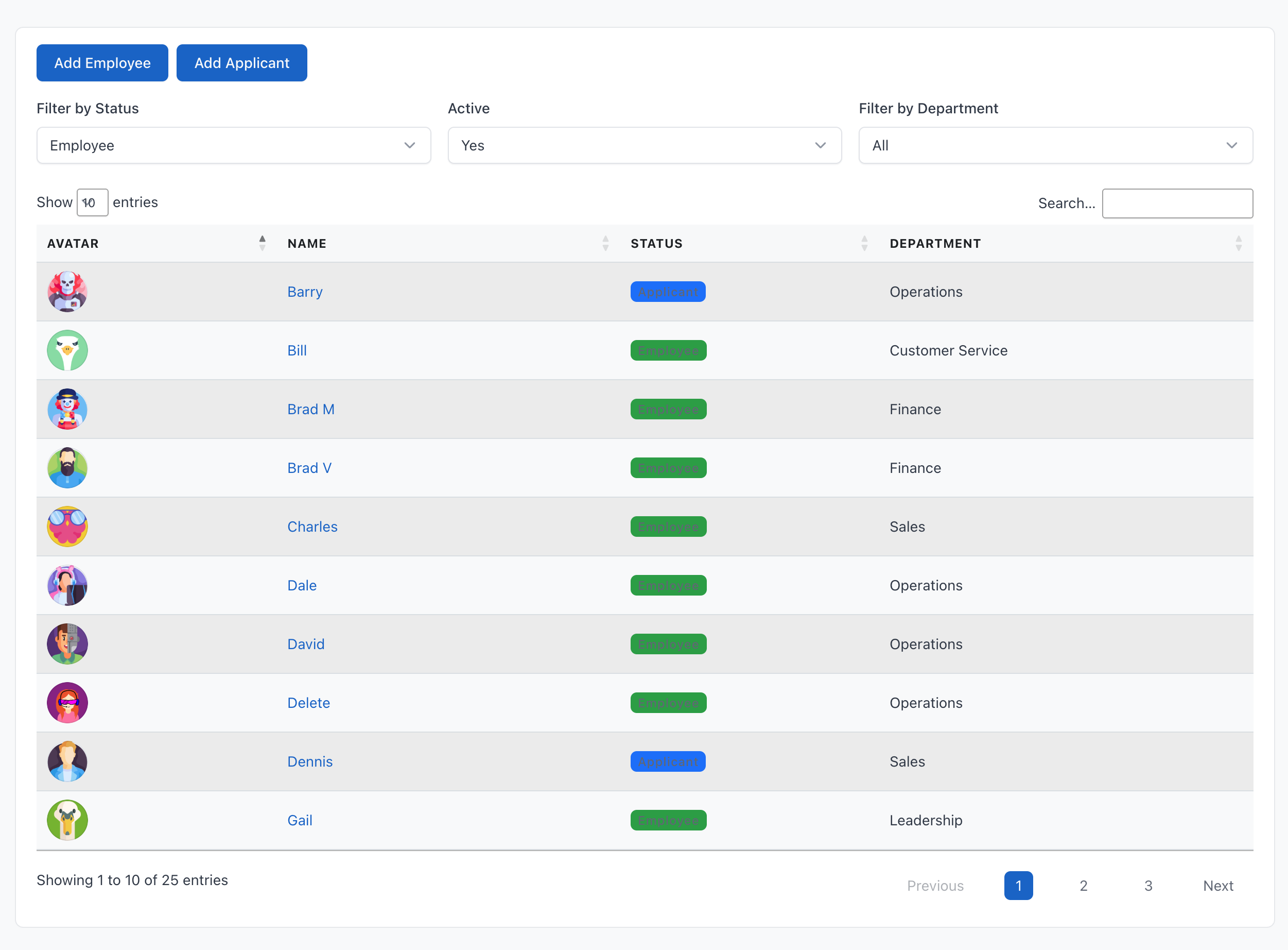 Employee Dashboard
